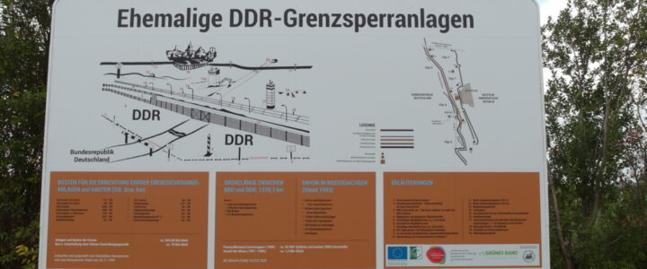 Erneuerung der Grenzinfotafel und Einrichtung Rastplatz an der Allerbrücke Büstedt/Oebisfelde